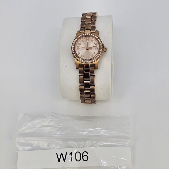 Marc Jacobs Women's Watch 20MM Gold Dial Gold Bracelet Band 5.75" New Battery - Picture 12 of 12